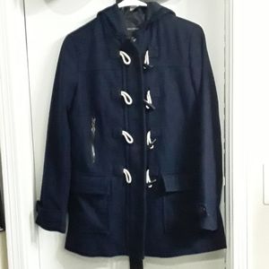 Banana Republic dark blue pea coat